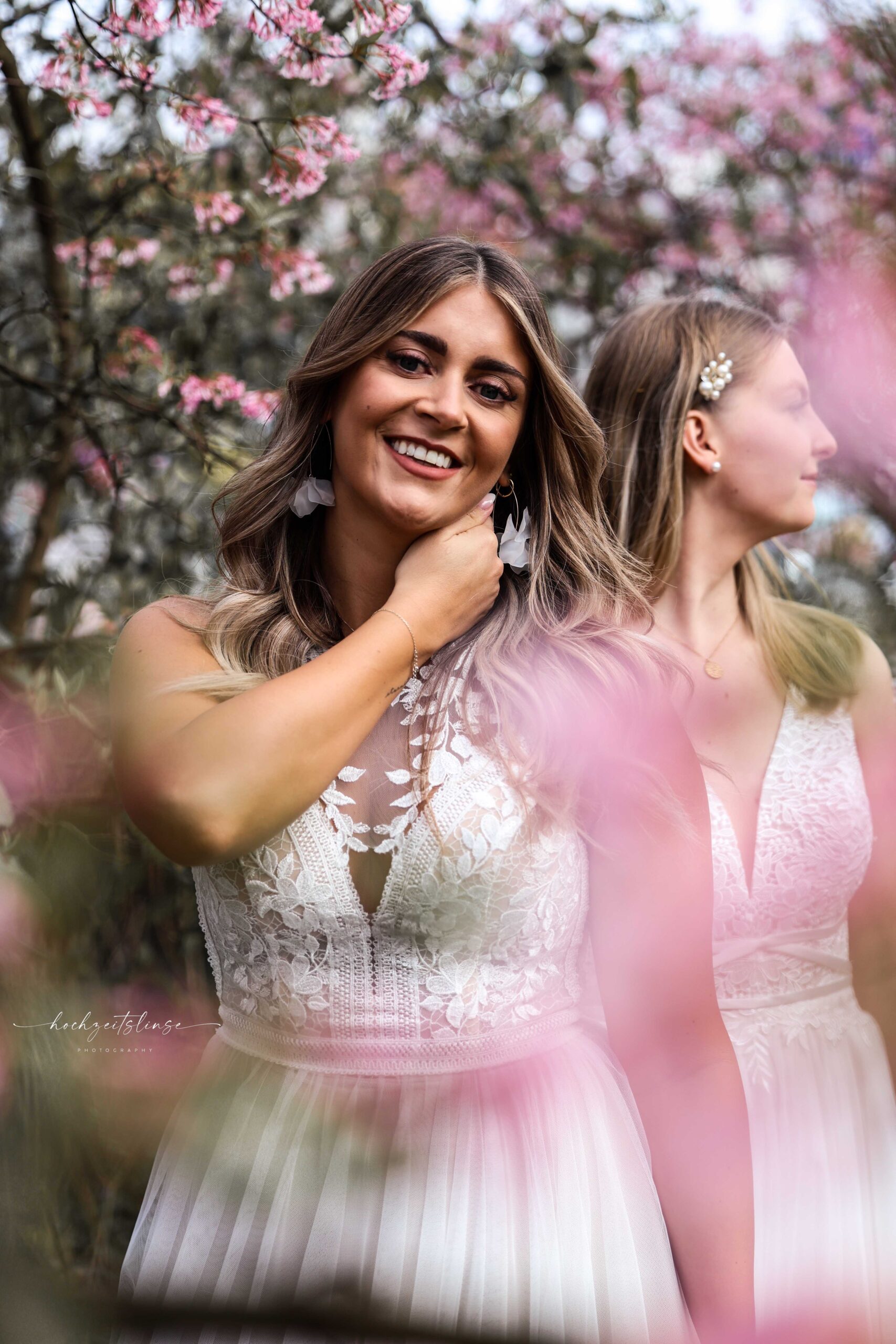 Brautkleid Stile Schleier und Spitze